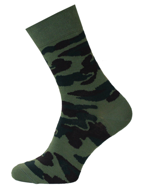 Herren Socken mit camouflage Muster  khaki camouflage